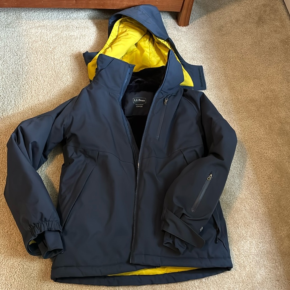 Ll Bean boys winter jacket